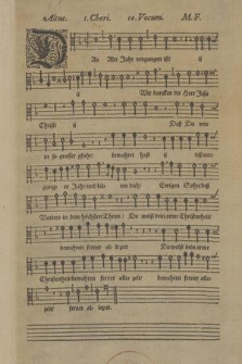 Ein Deutsch Gesang Dem Durchlauchtigen Hochgeboren Fürsten und Herrn [...] Johann Casimirn [...] Mit Zehen Stimmen [...] Componirt [...]. 2. Altus