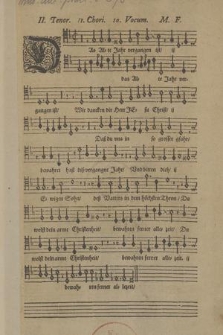 Ein Deutsch Gesang Dem Durchlauchtigen Hochgeboren Fürsten und Herrn [...] Johann Casimirn [...] Mit Zehen Stimmen [...] Componirt [...]. 8.