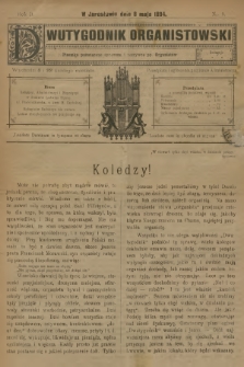 Dwutygodnik organistowski : pisemko poświęcone sprawom i rozrywce pp. Organistów. R.2, 1894, nr 9
