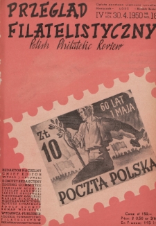 Przegląd Filatelistyczny = Polish Philatelic Review. T. 4, 1950, nr 18