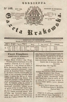 Codzienna Gazeta Krakowska. 1833, nr 106