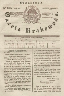 Codzienna Gazeta Krakowska. 1833, nr 150