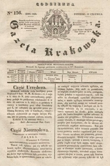 Codzienna Gazeta Krakowska. 1833, nr 156