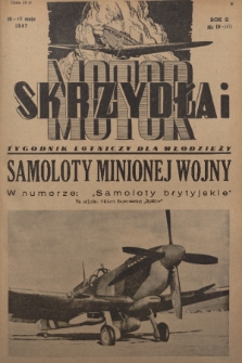 Skrzydła i Motor : tygodnik lotniczy. R. 2, 1947, nr 19