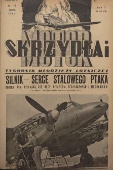 Skrzydła i Motor : tygodnik młodzieży lotniczej. R. 2, 1947, nr 45