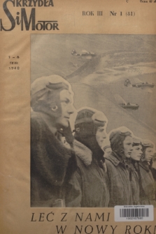 Skrzydła i Motor. R. 3, 1948, nr 1