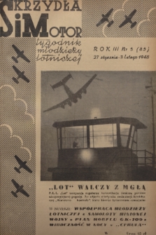 Skrzydła i Motor : tygodnik młodzieży lotniczej. R. 3, 1948, nr 5