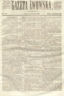 Gazeta Lwowska. 1870, nr 81