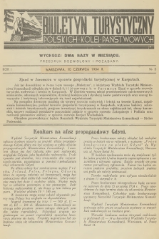 Biuletyn Turystyczny Polskich Kolei Państwowych. R.1, 1934, nr 3