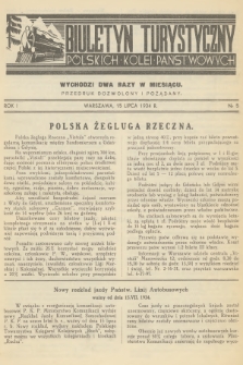 Biuletyn Turystyczny Polskich Kolei Państwowych. R.1, 1934, nr 5
