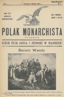 Polak Monarchista : tygodnik. R. 1, 1926, nr 4