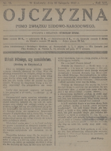 Ojczyzna : pismo Związku Ludowo-Narodowego. 1919, nr 25