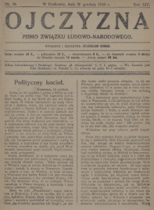 Ojczyzna : pismo Związku Ludowo-Narodowego. 1919, nr 30