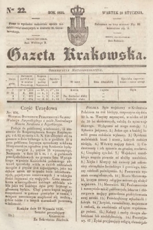 Gazeta Krakowska. 1836, nr 22