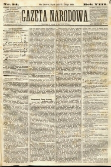 Gazeta Narodowa. 1869, nr 34