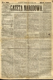 Gazeta Narodowa. 1869, nr 36