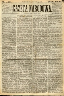 Gazeta Narodowa. 1869, nr 40