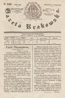 Gazeta Krakowska. 1833, nr 343