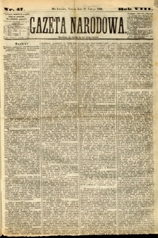 Gazeta Narodowa. 1869, nr 47