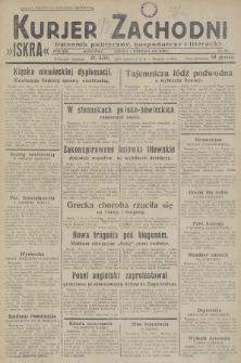 Kurjer Zachodni Iskra : dziennik polityczny, gospodarczy i literacki. R.19, 1928, nr 241