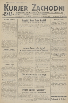 Kurjer Zachodni Iskra : dziennik polityczny, gospodarczy i literacki. R.19, 1928, nr 243