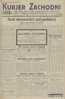 Kurjer Zachodni Iskra : dziennik polityczny, gospodarczy i literacki. R.19, 1928, nr 267