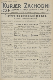 Kurjer Zachodni Iskra : dziennik polityczny, gospodarczy i literacki. R.19, 1928, nr 268