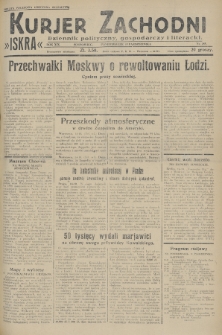 Kurjer Zachodni Iskra : dziennik polityczny, gospodarczy i literacki. R.19, 1928, nr 285