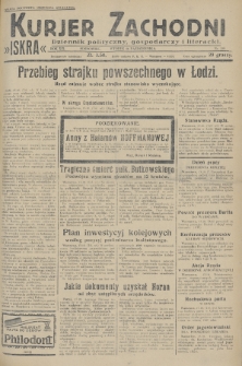 Kurjer Zachodni Iskra : dziennik polityczny, gospodarczy i literacki. R.19, 1928, nr 286