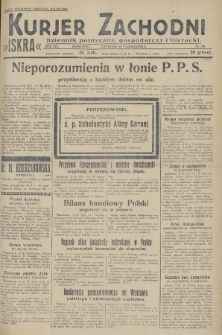 Kurjer Zachodni Iskra : dziennik polityczny, gospodarczy i literacki. R.19, 1928, nr 288