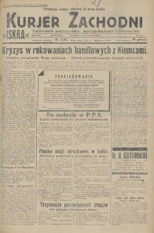 Kurjer Zachodni Iskra : dziennik polityczny, gospodarczy i literacki. R.19, 1928, nr 291