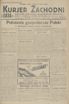 Kurjer Zachodni Iskra : dziennik polityczny, gospodarczy i literacki. R.19, 1928, nr 302