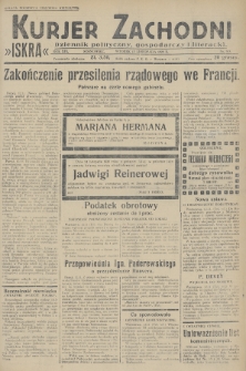 Kurjer Zachodni Iskra : dziennik polityczny, gospodarczy i literacki. R.19, 1928, nr 313