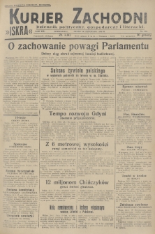 Kurjer Zachodni Iskra : dziennik polityczny, gospodarczy i literacki. R.19, 1928, nr 321