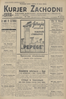 Kurjer Zachodni Iskra : dziennik polityczny, gospodarczy i literacki. R.19, 1928, nr 325