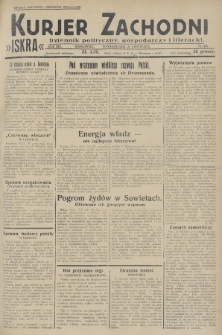 Kurjer Zachodni Iskra : dziennik polityczny, gospodarczy i literacki. R.19, 1928, nr 326