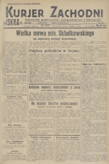 Kurjer Zachodni Iskra : dziennik polityczny, gospodarczy i literacki. R.19, 1928, nr 328