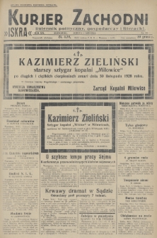 Kurjer Zachodni Iskra : dziennik polityczny, gospodarczy i literacki. R.19, 1928, nr 331