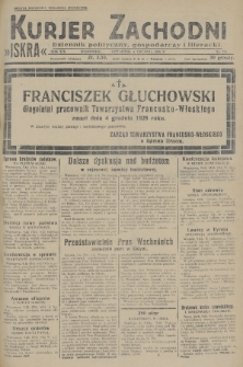 Kurjer Zachodni Iskra : dziennik polityczny, gospodarczy i literacki. R.19, 1928, nr 336