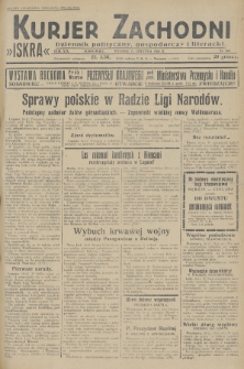 Kurjer Zachodni Iskra : dziennik polityczny, gospodarczy i literacki. R.19, 1928, nr 340
