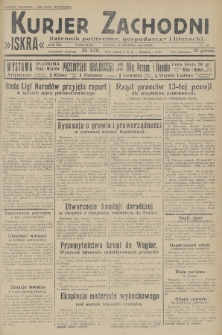 Kurjer Zachodni Iskra : dziennik polityczny, gospodarczy i literacki. R.19, 1928, nr 344