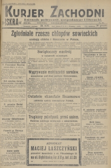 Kurjer Zachodni Iskra : dziennik polityczny, gospodarczy i literacki. R.19, 1928, nr 351