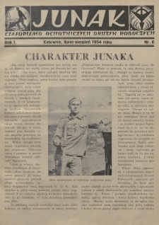 Junak : czasopismo Ochotniczych Drużyn Roboczych. 1934, nr 6