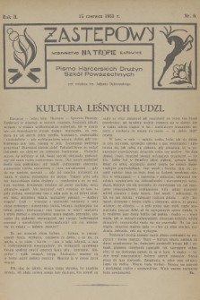 Zastępowy : pismo harcerskich drużyn szkół powszechnych. R.2, 1933, nr 6