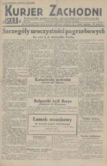 Kurjer Zachodni Iskra : dziennik polityczny, gospodarczy i literacki. R.20, 1929, nr 86