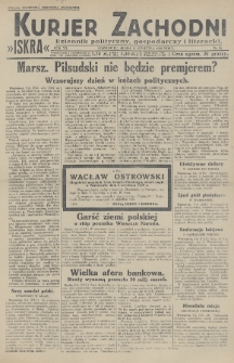 Kurjer Zachodni Iskra : dziennik polityczny, gospodarczy i literacki. R.20, 1929, nr 96