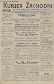 Kurjer Zachodni Iskra : dziennik polityczny, gospodarczy i literacki. R.20, 1929, nr 104