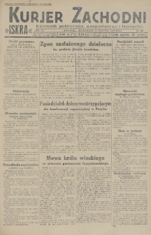 Kurjer Zachodni Iskra : dziennik polityczny, gospodarczy i literacki. R.20, 1929, nr 108