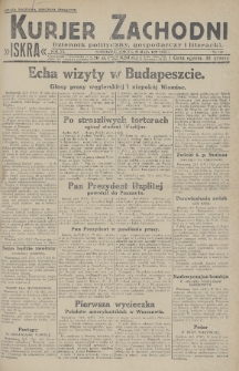 Kurjer Zachodni Iskra : dziennik polityczny, gospodarczy i literacki. R.20, 1929, nr 140