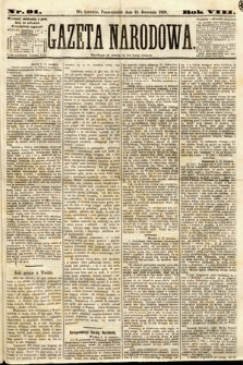Gazeta Narodowa. 1869, nr 91